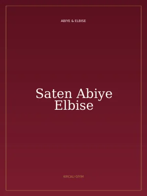 Saten Abiye Elbise