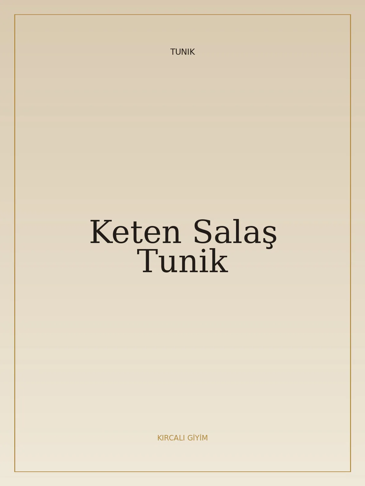 Keten Salaş Tunik