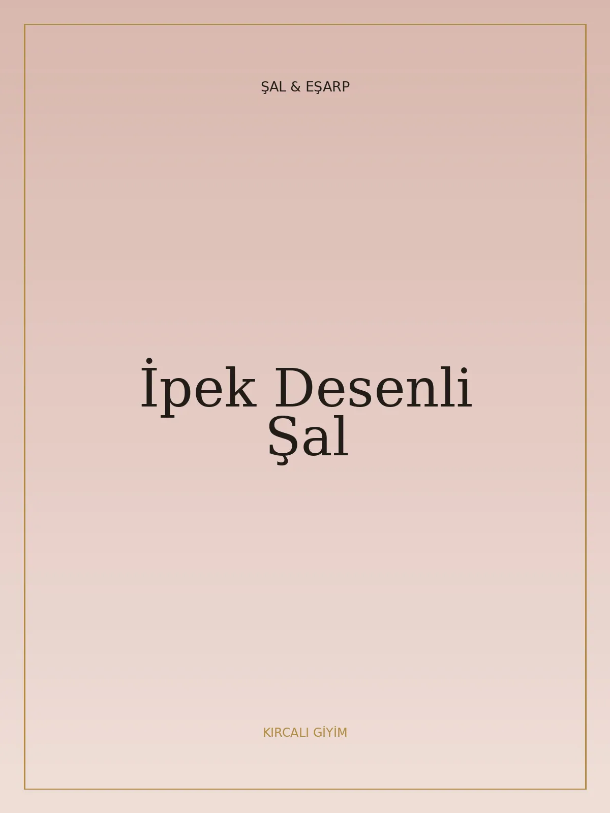 İpek Desenli Şal