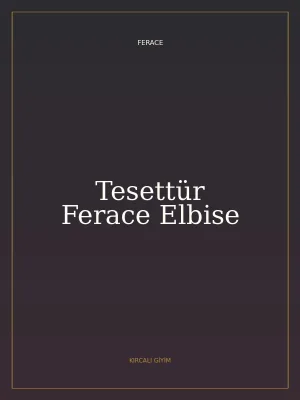 Tesettür Ferace Elbise